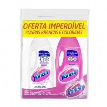 Vanish Tira Manchas Pack Multiuso Pink E Multiuso White 1,5L