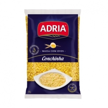 Macarrão Com Ovos Conchinha Adria 500G