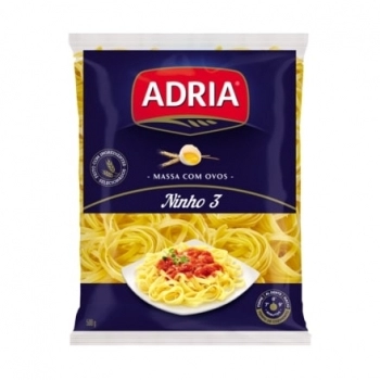 Macarrão Com Ovos Ninho Adria 500G