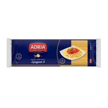 Macarrão Com Ovos Espaguete Número 8 Adria 500G