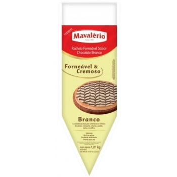 Recheio Forneável Chocolate Branco Manga Mavalério 1,01Kg