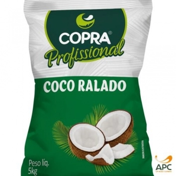 Coco Ralado Fino Padrão Copra 5Kg