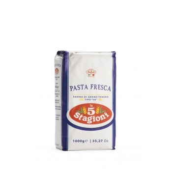 Farinha Italiana Pasta Fresca Tipo 00 1Kg Le 5 Stagioni
