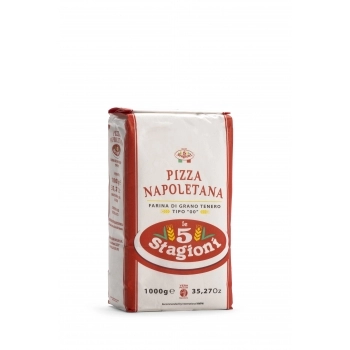 Farinha Italiana Napolitana Tipo 00 1Kg Le 5 Stagioni