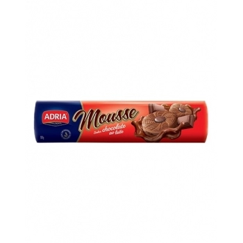 Biscoito Recheado Mousse Chocolate Ao Leite 130G Adria