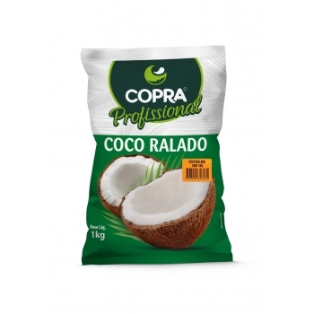 Coco Ralado Fino Padrão Copra 1Kg