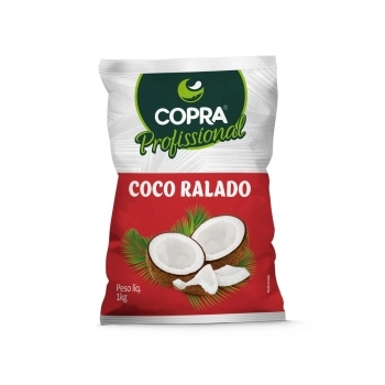 Coco Flocado Úmido E Adoçado Copra 1Kg