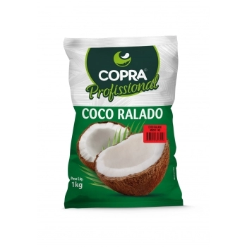 Coco Ralado Médio Padrão Copra 1Kg