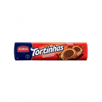 Biscoito Tortinhas Chocolate 140G Adria