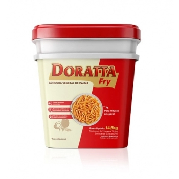 Gordura Vegetal Para Fritura Balde Doratta 14,5Kg