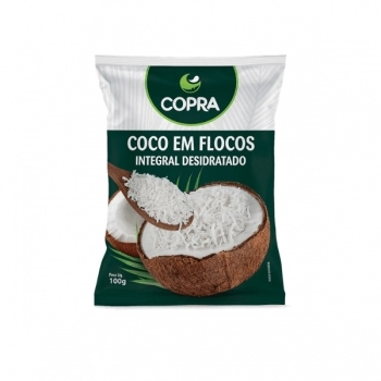 Coco Em Flocos Integral Desidratado Copra 100G