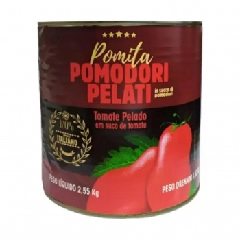 Tomate Pelado Italiano 2,55Kg Pomita
