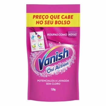 Vanish Em Pó Oxi Action Pink Sachê 120G