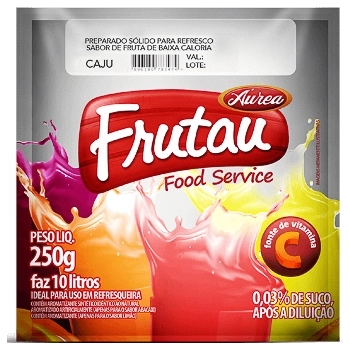 Refresco Em Pó Sabor Caju Frutau 250G
