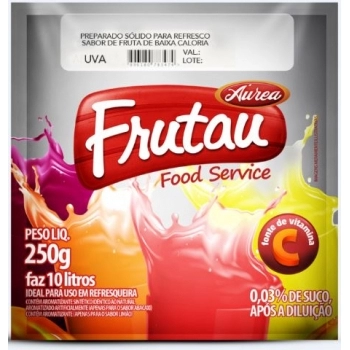 Refresco Em Pó Sabor Uva Frutau 250G