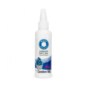 Corante Soft Gel Azul 60G Mago