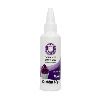 Corante Soft Gel Violeta Mago 60G