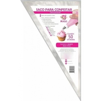 Manga De Confeitar Descartável (Gg) 50Un Mago