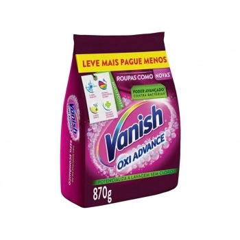 Vanish Em Pó Oxi Advance Antibacteriano Refil 870G
