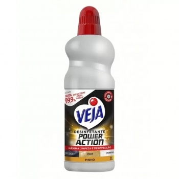 Veja Desinfetante Power Action Pinho 1L