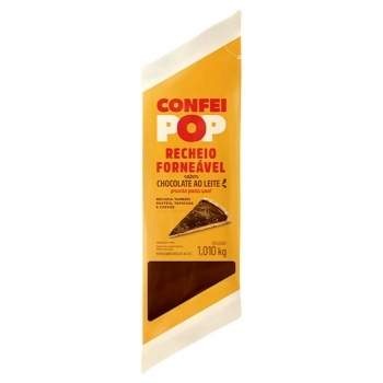 Recheio Forneável Chocolate Ao Leite Confeipop 1,01Kg