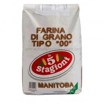 Farinha Italiana Manitoba Tipo 00 10Kg Le 5 Stagioni