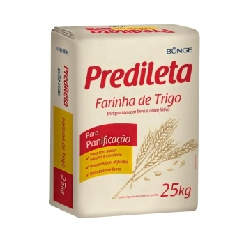 Farinha De Trigo Predileta Papel 25Kg Bungue