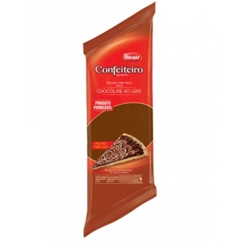 Recheio Forneável Chocolate Ao Leite Confeiteiro Harald 1,01Kg