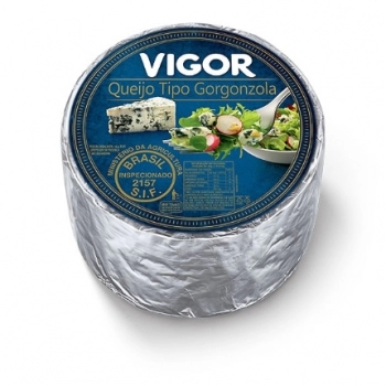 Queijo Gorgonzola Forma Aproximadamente 3Kg Vigor
