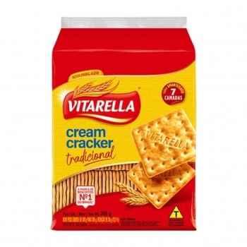 Biscoito Cream Cracker 350G Vitarella