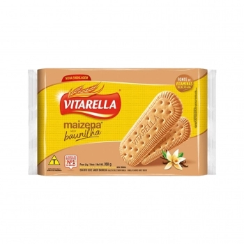 Biscoito Maizena Baunilha 350G Vitarella