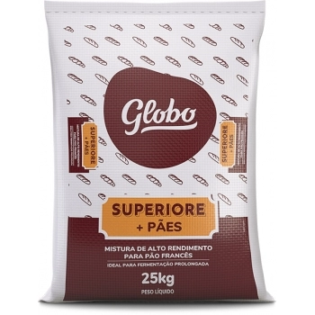 Pré Mistura Superiore + Pães 25Kg Globo