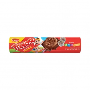 Biscoito Recheado Brigadeiro Treloso 120G Vitarella