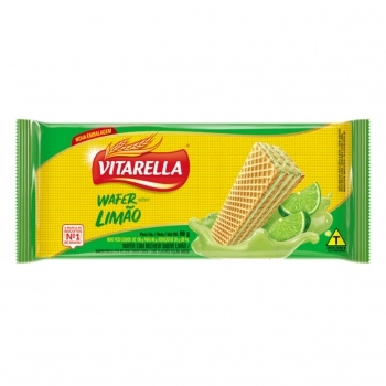 Biscoito Wafer Limão Vitarella 80G