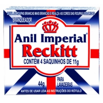 Branqueador De Roupas Sacos 44G Anil Imperial