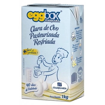 Clara De Ovo Pasteurizada Resfriada 1Kg Itaiquara