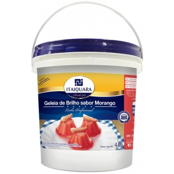 Geléia De Brilho Morango 4Kg Itaiquara