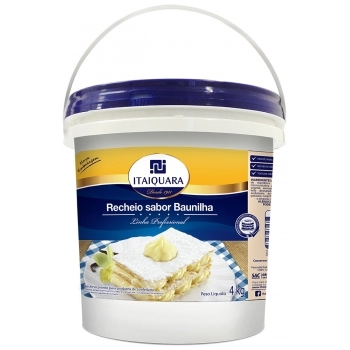 Recheio Baunilha 4Kg Itaiquara