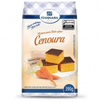 Mistura De Bolo Itaiquara Cenoura 390G