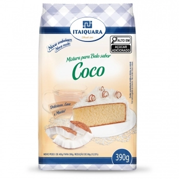 Mistura De Bolo Itaiquara Coco 390G
