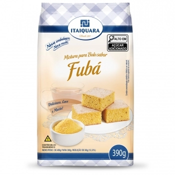 Mistura De Bolo Itaiquara Fubá 390G