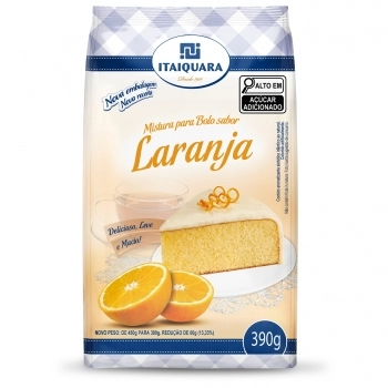 Mistura De Bolo Itaiquara Laranja 390G