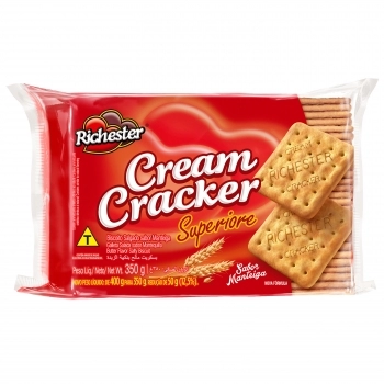 Biscoito Cream Cracker Superiore 350G Richester