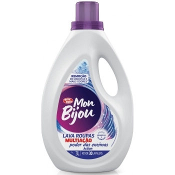 Lava Roupas Líquido Multiação Azul 3L Mon Bijou