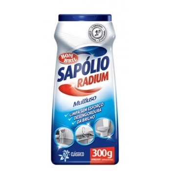 Limpador Multiuso Em Pó Clássico Sapolio Radium 300G Bombril