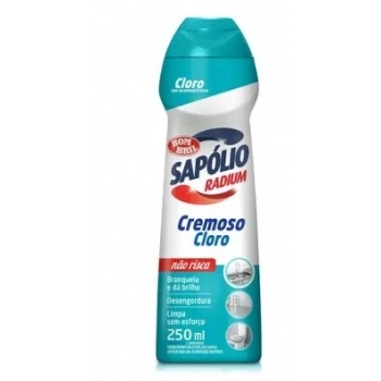Limapdor Multiuso Cremoso Cloro Sapolio Radium 250ML Bombril