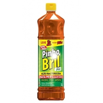 Desinfetante Silvestre Plus 1L Pinho Bril Leve1000Pague900Ml