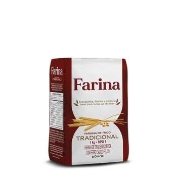 Farinha De Trigo T1 Farina 1Kg Bunge