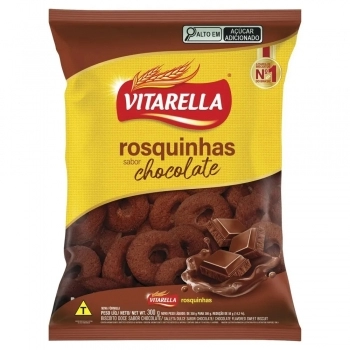 Biscoito Rosquinha Chocolate 300G Vitarella