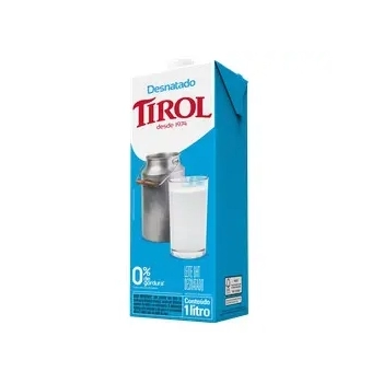 Leite Uht Desnatado Tampa Rosca 1L Tirol